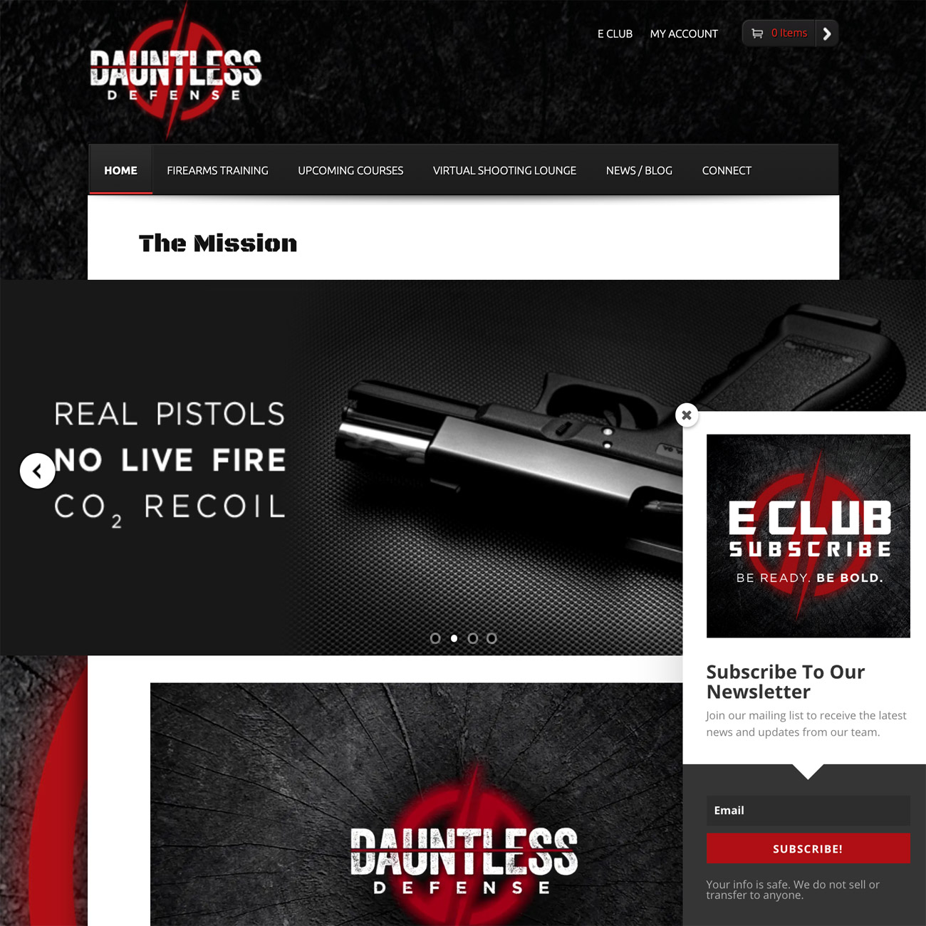 Dauntless Defense Branding