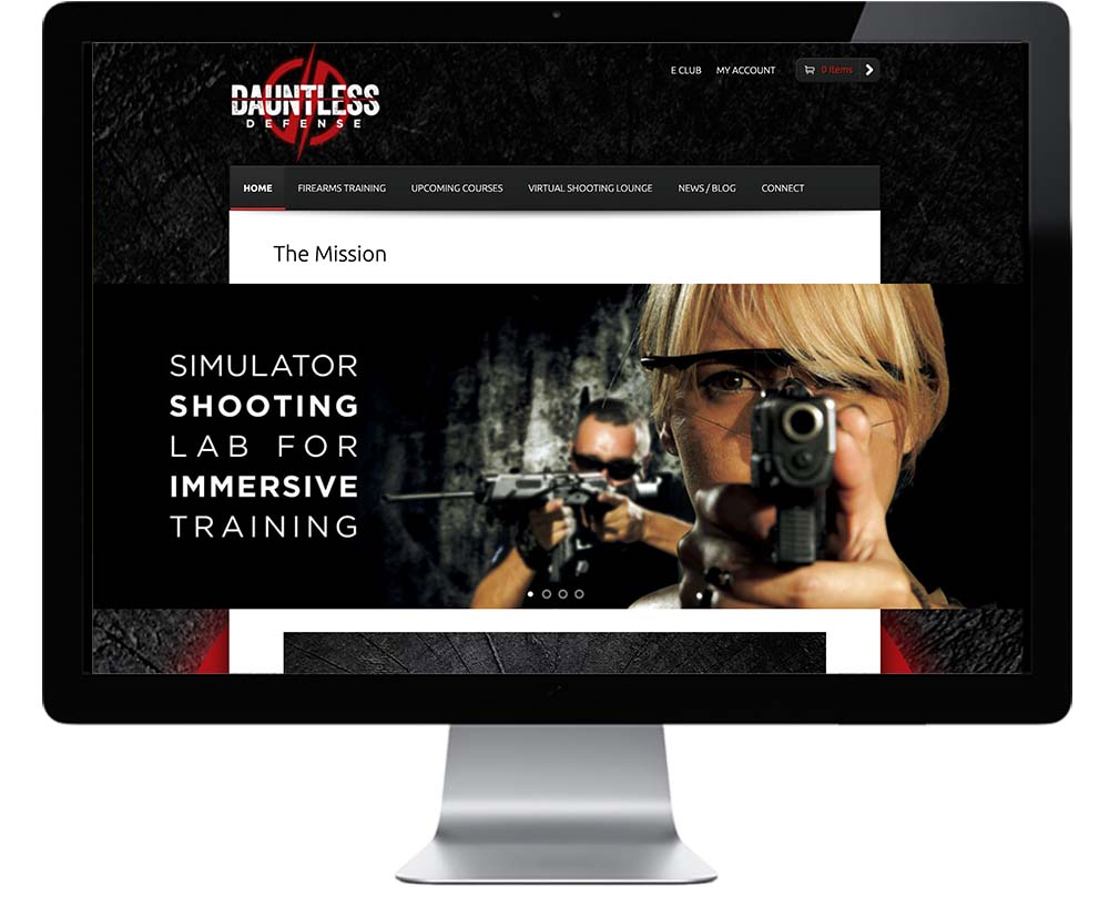 Dauntless Defense Ecommerce Website